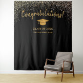 Schulklasse 2025 Abschluss im Hintergrund Wandteppich (Beispiel)