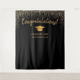 Schulklasse 2025 Abschluss im Hintergrund Wandteppich