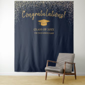 Schulklasse 2025 Abschluss im Hintergrund Wandteppich (Beispiel)