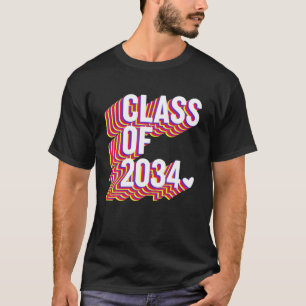 Schulklasse 2034 Abschluss T-Shirt