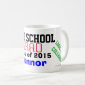 Schulklasse Abschluss Uni Ausblick Kaffeetasse (VorderseiteRechts)