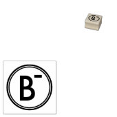 SCHULKLASSE B MINUS RUBBER BRIEFMARKE GUMMISTEMPEL (Stempel)