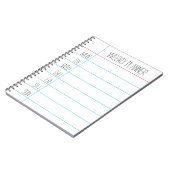 Schulklasse, Lehrer - SpiralNotebook Notizblock (Linke Seite)