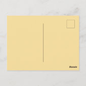 Schulklasse mit Kitten Lehrer Wertungskarte Postkarte (Rückseite)