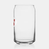 Schulklasse Rot und Weiß Dosenglas (Links)