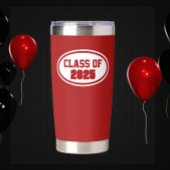 Schulklasse Rot und Weiß Thermobecher