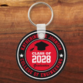 Schulklasse Uni-Abschluss Schlüsselanhänger (Vorderseite)