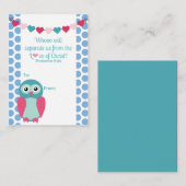 Schulklasse Valentine Scripting Card Mitteilungskarte (Vorne/Hinten)