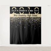 Schulklasse Wiedersehen Party Fotoshop Hintergrund Wandteppich (Vorderseite)