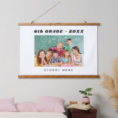 Schulklassen Foto Wandteppich Mit Holzrahmen (Schlafzimmer)