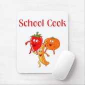 Schulkoch-Mausunterlage Mousepad (Mit Mouse)