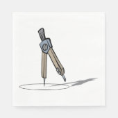 Schulkompass Napkins Serviette (Vorderseite)