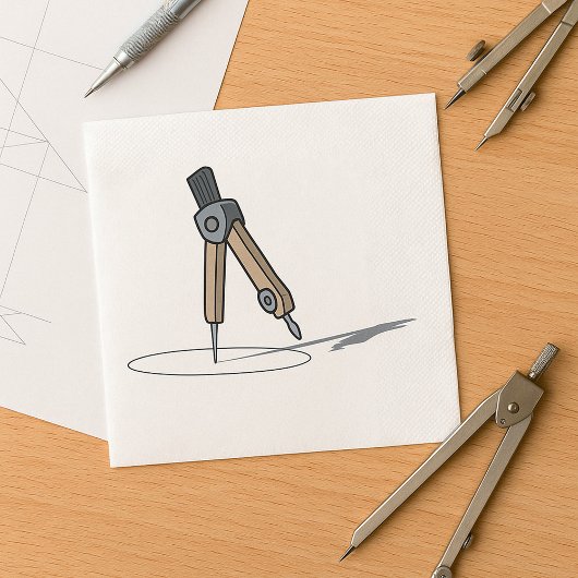 Schulkompass Napkins Serviette