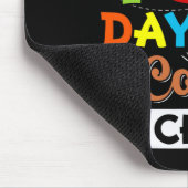 Schulkostlehrer 100 Tage Kaffee und Kaffee Mousepad (Ecke)