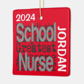 Schulkrankenausbilder CUSTOM Keramikornament (Links)