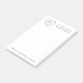 Schulkrankenhaus Custom Post-It Notes Klebezettel (angewinkelt)