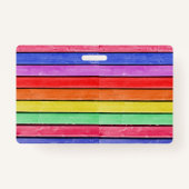 Schulkrankenhauspass Abzeichen, Regenbogen Ausweis (Rückseite)