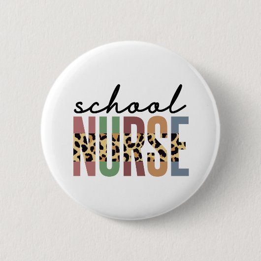 Schulkrankenkirche Gewürzgeschenke Nurse Button (Vorderseite)