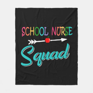Schulkrankenkolade Fleecedecke