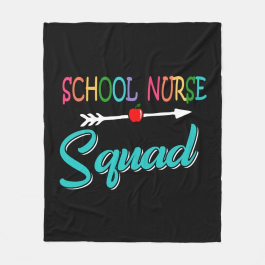 Schulkrankenkolade Fleecedecke (Vorderseite)