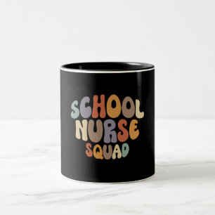Schulkrankenkollektor Proud Beruf Zweifarbige Tasse