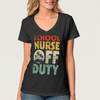 Schulkrankenpflege Sommerferien Urlaub Holida T-Shirt