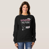 Schulkrankenpfleger Redewendungen Sweatshirt (Vorne ganz)