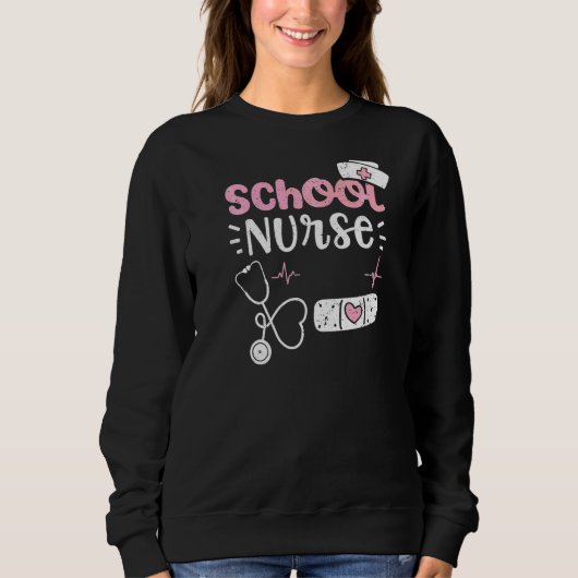 Schulkrankenpfleger Redewendungen Sweatshirt (Vorderseite)