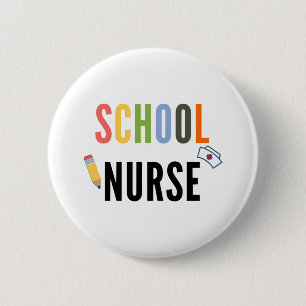 Schulkrankenpflegerin Button