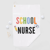Schulkrankenpflegerin Golfhandtuch (Insitu)