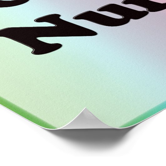 Schulkrankenpflegerin Poster (Ecke)