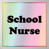 Schulkrankenpflegerin Poster (Vorne)