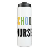 Schulkrankenpflegerin Thermosbecher (Vorderseite)