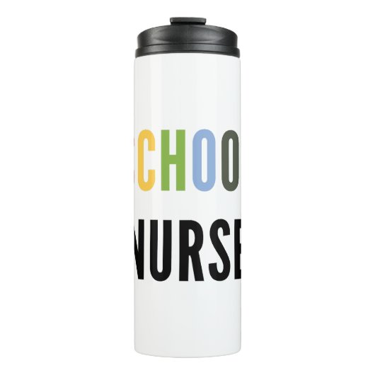 Schulkrankenpflegerin Thermosbecher (Vorderseite)