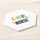 Schulkrankenpflegerin Untersetzer (angewinkelt)