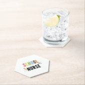 Schulkrankenpflegerin Untersetzer (Vor Ort)