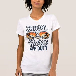 Schulkrankenschwester Außer Dienst Vintage Sonnenb T-Shirt