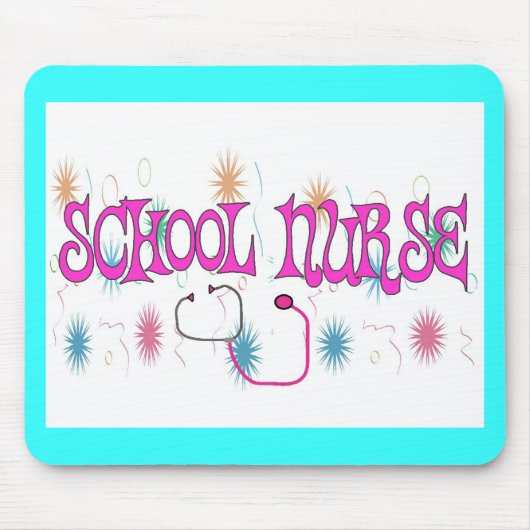 SCHULkrankenschwester einzigartige Mousepad (Vorne)