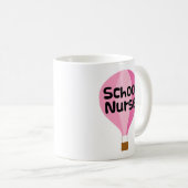 Schulkrankenschwester-Geschenk-Ballon Kaffeetasse (VorderseiteRechts)