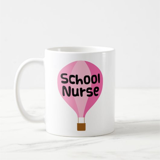 Schulkrankenschwester-Geschenk-Ballon Kaffeetasse (Links)