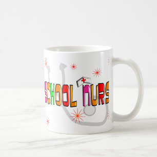 Schulkrankenschwester-Geschenke u. T - Shirts Kaffeetasse