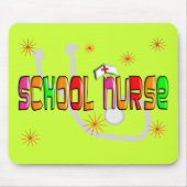 Schulkrankenschwester-Geschenke u. T - Shirts Mousepad (Vorne)
