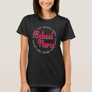 Schulkrankenschwester Großherziger Patient Mitfühl T-Shirt