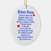 Schulkrankenschwester Keramikornament (Rechts)