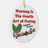 Schulkrankenschwester Keramikornament (Rechts)