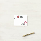 Schulkrankenschwester-Post-it-Zettel Post-it Klebezettel (Auf Schreibtisch)