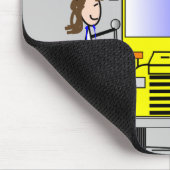 Schulkrankenschwester-Stock-Leute-Entwurf Mousepad (Ecke)