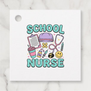 Schulkrankenschwester Vintage-Medizin-Collage-Shir Geschenkanhänger