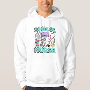 Schulkrankenschwester Vintage-Medizin-Collage-Shir Hoodie