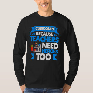 Schulkrankenwertschätzung Janitor arbeitet einheit T-Shirt